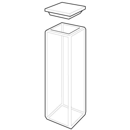 Glass cuvet Fluorescence