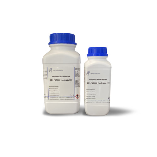 Ammoniumcarbonaat 30.5+% NH3, Foodgrade FCC