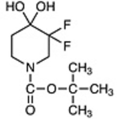 1-(tert-Butoxycarbonyl)-3,3-difluoro-4,4-dihydroxypiperidine >97.0%(GC) 500mg
