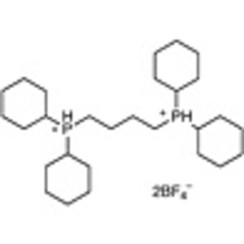 1,4-Bis(dicyclohexylphosphonium)butane Bis(tetrafluoroborate) >95.0%(T) 1g