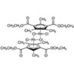 [1,3-Bis(ethoxycarbonyl)-2,4,5-trimethylcyclopentadien-1-yl]rhodium(III) Dichloride Dimer >95.0%(T) 200mg