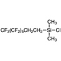 Chlorodimethyl(3,3,4,4,5,5,6,6,7,7,8,8,8-tridecafluoro-n-octyl)silane >94.0%(GC) 5g