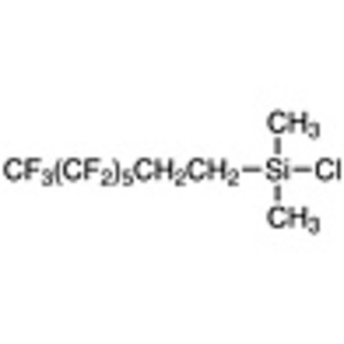 Chlorodimethyl(3,3,4,4,5,5,6,6,7,7,8,8,8-tridecafluoro-n-octyl)silane >94.0%(GC) 5g