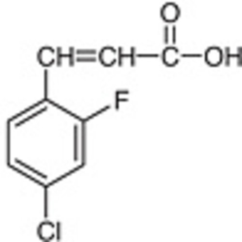 4-Chloro-2-fluorocinnamic Acid >97.0%(GC)(T) 5g