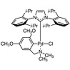 Chloro[[1,3-bis(2,6-diisopropylphenyl)imidazol-2-ylidene](N,N-dimethyl-3,5-dimethoxybenzylamine)palladium(II)] >98.0%(T) 1g