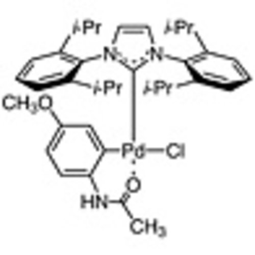 Chloro[[1,3-bis(2,6-diisopropylphenyl)imidazol-2-ylidene](4'-methoxyacetanilide)palladium(II)] >98.0%(T) 1g