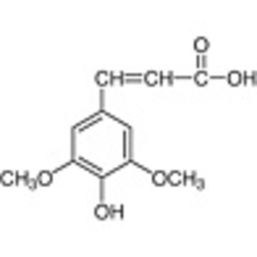 3,5-Dimethoxy-4-hydroxycinnamic Acid >98.0%(GC)(T) 25g