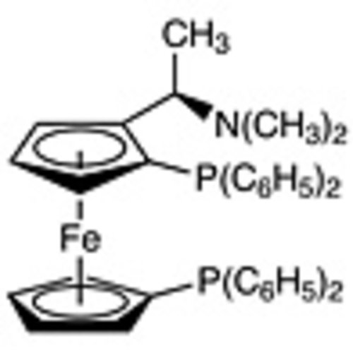(R)-N,N-Dimethyl-1-[(S)-1',2-bis(diphenylphosphino)ferrocenyl]ethylamine >98.0%(HPLC) 100mg