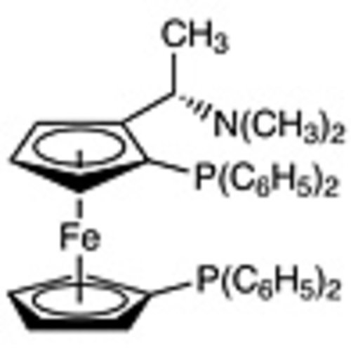 (S)-N,N-Dimethyl-1-[(R)-1',2-bis(diphenylphosphino)ferrocenyl]ethylamine >95.0%(GC) 100mg