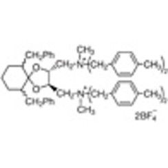 6,10-Dibenzyl-N,N'-dimethyl-N,N,N',N'-tetrakis(4-methylbenzyl)-1,4-dioxaspiro[4.5]decane-(2R,3R)-diylbis(methylammonium) Bis(tetrafluoroborate) [=(R,R)-TaDiAS-2nd] >97.0%(N) 1g