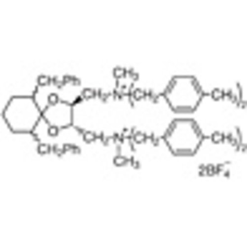 6,10-Dibenzyl-N,N'-dimethyl-N,N,N',N'-tetrakis(4-methylbenzyl)-1,4-dioxaspiro[4.5]decane-(2S,3S)-diylbis(methylammonium) Bis(tetrafluoroborate) [=(S,S)-TaDiAS-2nd] >95.0%(N) 1g