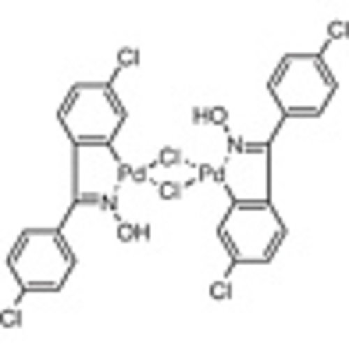 Di-mu-chlorobis[5-chloro-2-[(4-chlorophenyl)(hydroxyimino)methyl]phenyl]palladium(II) Dimer >95.0%(T) 1g