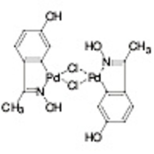 Di-mu-chlorobis[5-hydroxy-2-[1-(hydroxyimino)ethyl]phenyl]palladium(II) Dimer >95.0%(T) 250mg