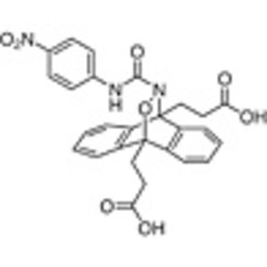 9,10-Dihydro-9,10-bis(2-carboxyethyl)-N-(4-nitrophenyl)-10,9-(epoxyimino)anthracene-12-carboxamide 100mg