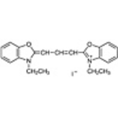 3,3'-Diethyloxacarbocyanine Iodide >98.0%(N) 1g