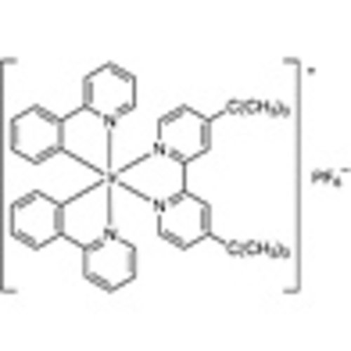 (4,4'-Di-tert-butyl-2,2'-bipyridine)bis[(2-pyridinyl)phenyl]iridium(III) Hexafluorophosphate >85.0%(HPLC) 200mg