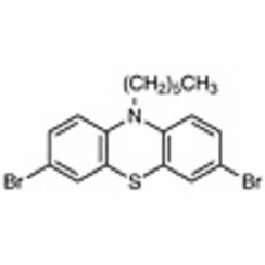 3,7-Dibromo-10-hexylphenothiazine >98.0%(HPLC)(N) 1g
