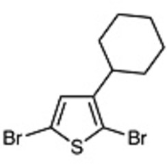 2,5-Dibromo-3-cyclohexylthiophene >97.0%(GC) 1g