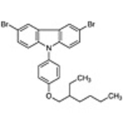 3,6-Dibromo-9-[4-(2-ethylhexyloxy)phenyl]-9H-carbazole >95.0%(HPLC)(N) 200mg