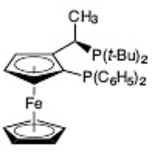 (2R)-1-[(1R)-1-[Bis-tert-butylphosphino]ethyl]-2-(diphenylphosphino)ferrocene >98.0%(HPLC) 200mg