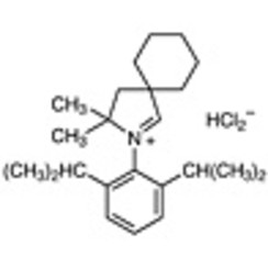 2-(2,6-Diisopropylphenyl)-3,3-dimethyl-2-azaspiro[4.5]dec-1-en-2-ium Hydrogen Dichloride >98.0%(HPLC)(T) 1g