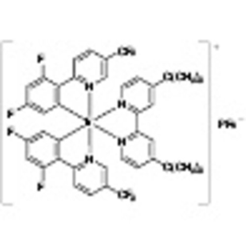 (4,4'-Di-tert-butyl-2,2'-bipyridine)bis[3,5-difluoro-2-[5-trifluoromethyl-2-pyridinyl-kappaN)phenyl-kappaC]iridium(III) Hexafluorophosphate >95.0%(HPLC)(qNMR) 1g