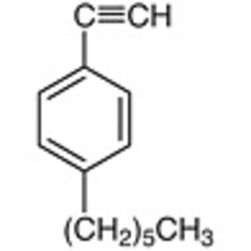 1-Ethynyl-4-hexylbenzene >95.0%(GC) 25g