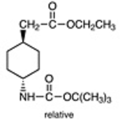 Ethyl 2-[trans-4-[(tert-Butoxycarbonyl)amino]cyclohexyl]acetate >98.0%(GC) 200mg
