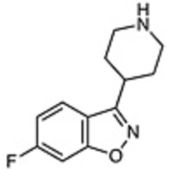 6-Fluoro-3-(4-piperidinyl)-1,2-benzisoxazole >98.0%(GC)(T) 5g