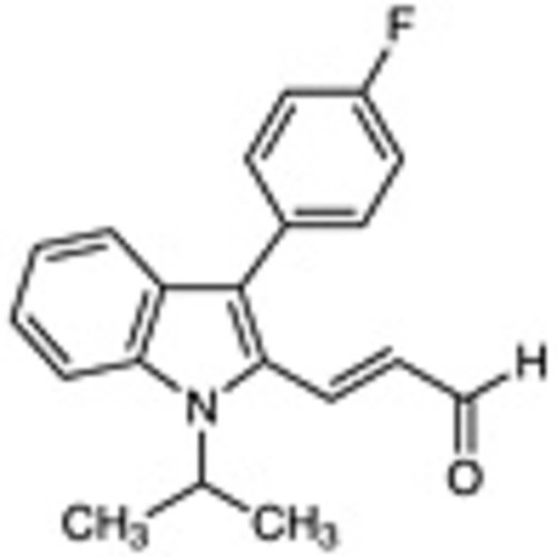(E)-3-[3-(4-Fluorophenyl)-1-isopropylindol-2-yl]acrolein >98.0%(GC) 25g