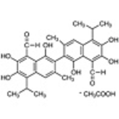 Gossypol Acetic Acid >98.0%(T)(HPLC) 1g