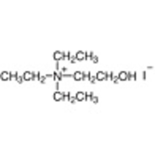 (2-Hydroxyethyl)triethylammonium Iodide >98.0%(T) 10g