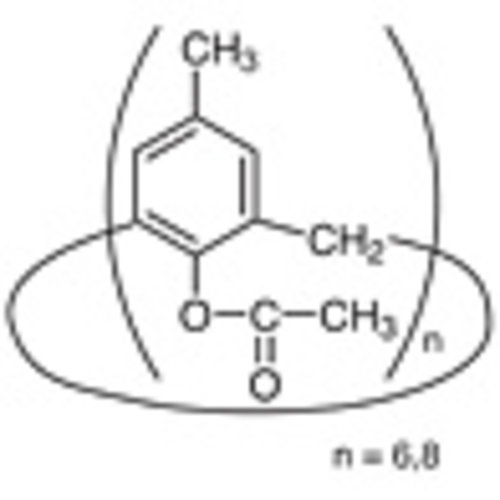 4-Methyl-1-acetoxycalixarene [mixture of [6] and [8]] (contains 5-10% Acetone) >90.0%(HPLC) 100mg