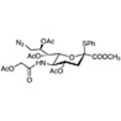 Methyl (Phenyl 5-Acetoxyacetamido-4,7,8-tri-O-acetyl-9-azido-3,5,9-trideoxy-2-thio-D-glycero-beta-D-galacto-2-nonulopyranosid)onate >93.0%(HPLC) 100mg