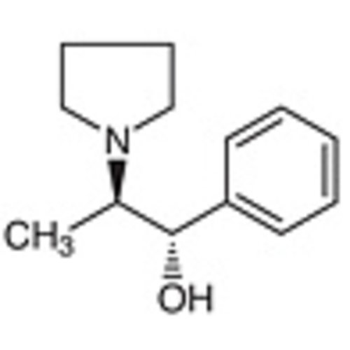 (1S,2R)-1-Phenyl-2-(1-pyrrolidinyl)propan-1-ol >97.0%(GC) 1g