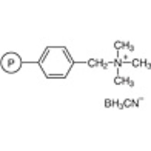 (Polystyrylmethyl)trimethylammonium Cyanoborohydride cross-linked with 10% DVB (30-50mesh) (2.6-3.0mmol/g) 5g