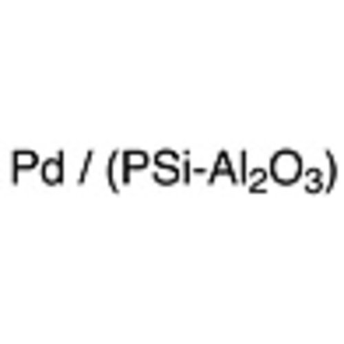 Poly(methylphenyl)silane supported Palladium/Alumina Hybrid Catalyst [=Pd / (PSi-Al2O3)] 1g