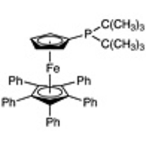1,2,3,4,5-Pentaphenyl-1'-(di-tert-butylphosphino)ferrocene >98.0%(T) 100mg