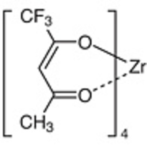Tetrakis(trifluoro-2,4-pentanedionato)zirconium(IV) >98.0%(T) 1g
