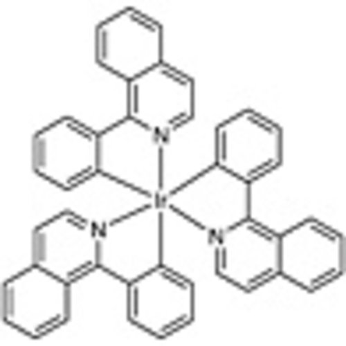 Tris[1-phenylisoquinoline-C2,N]iridium(III) (purified by sublimation) >99.0%(HPLC) 100mg