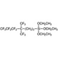 Triethoxy[5,5,6,6,7,7,7-heptafluoro-4,4-bis(trifluoromethyl)heptyl]silane >90.0%(GC) 1g