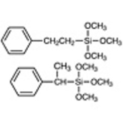 Trimethoxy(phenylethyl)silane (mixture of 1-phenylethyl- and 2-phenylethyl-) >95.0%(GC) 25g