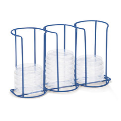Petrischalenhouders voor Ø 60 mm, 3 x 10