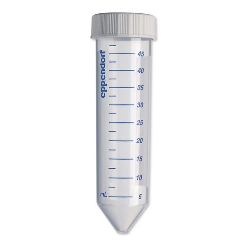 Centrifuge tubes Eppendorf Conical Tubes® 50 ml Transparent, Sterile, bag, Pyrogen-, DNase-, RNase-, DNA-free
