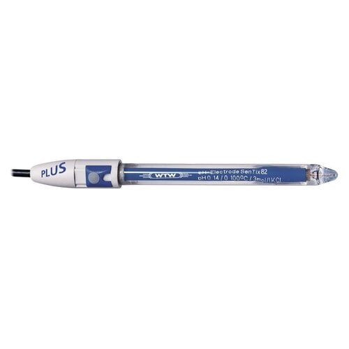 pH single-rod measuring cell SenTix® Precision, demanding, SenTix® 82, BNC (pH), 1 x 4 mm banana
