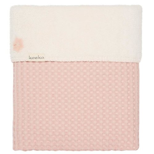 Koeka Ledikantdeken Wafel/Teddy Oslo Pink Koeka Ledikantdeken Wafel/Teddy Oslo Pink