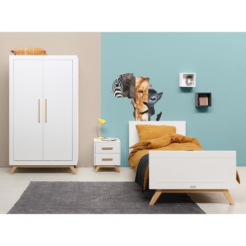 Bopita Tienerkamer Fenna 3-delig Wit/Naturel Bopita Tienerkamer Fenna 3-delig Wit/Naturel