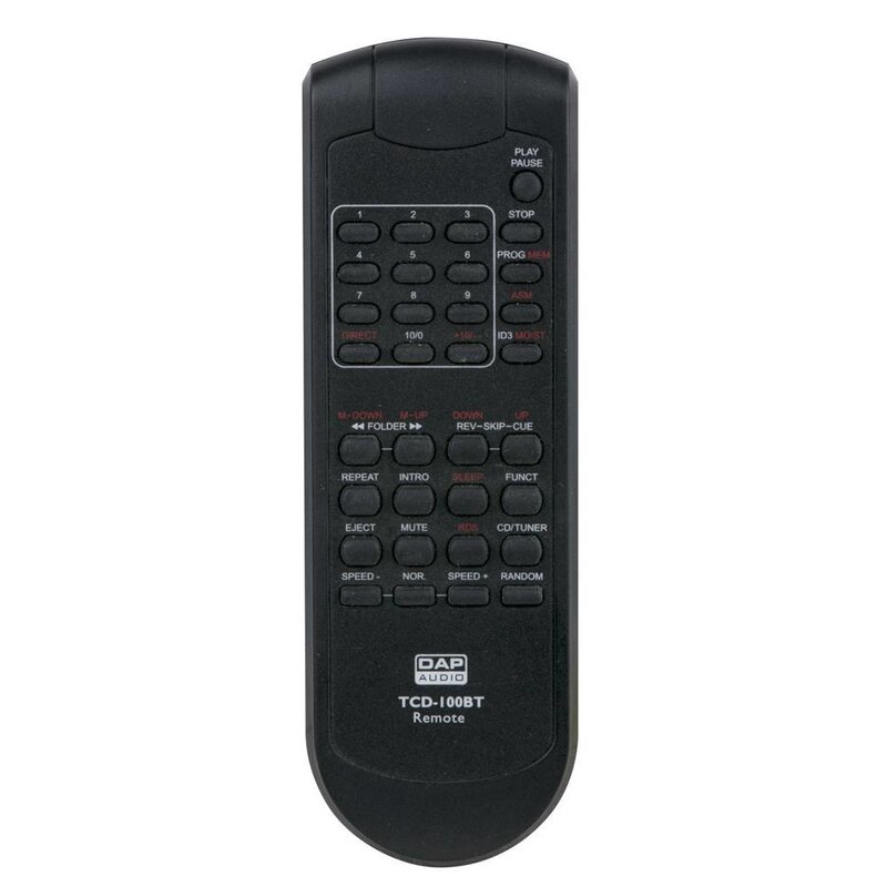 TCD-100BT CD/SD/USB/Bluetooth-speler met tuner 1 HE