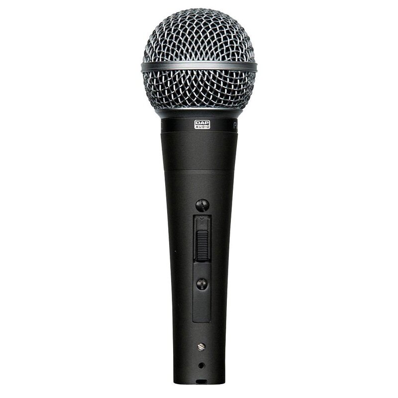 PL-08S Dynamische microfoon met aan/uit schakelaar en 6m kabel