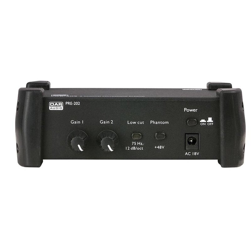 PRE-202 2-kanaals microfoonvoorversterker